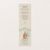 Catholique Vierge Marie Prière Carte Sainte (Extérieur déplié)