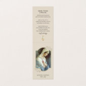 Catholique Vierge Marie Prière Carte Sainte (Extérieur déplié)