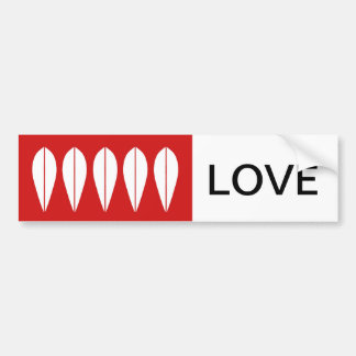 Cathrineholm  bumbersticker-LOVE Bumpersticker