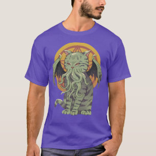 Cathulhu Cthulhu cat T-shirt