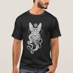 CATHULHU - de kosmische tentakelkat T-shirt