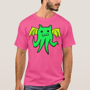 Cathulu Schattige Kawaii Cthulhu Cat T-shirt