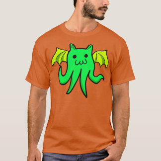 Cathulu Schattige Kawaii Cthulhu Cat T-shirt