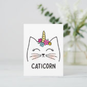 Caticorn Briefkaart (Staand voorkant)
