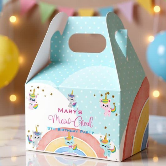 Caticorn Meow-Gical Birthday Bedankdoosjes