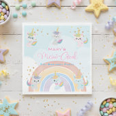 Caticorn Meow-Gical Birthday Servet