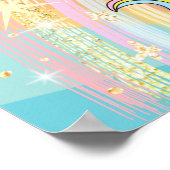 Caticorn Meow-Gical Birthday Welcome Poster (Hoek)