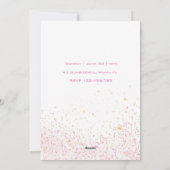 Caticorn Meow-Gical Invitation d'anniversaire (Dos)