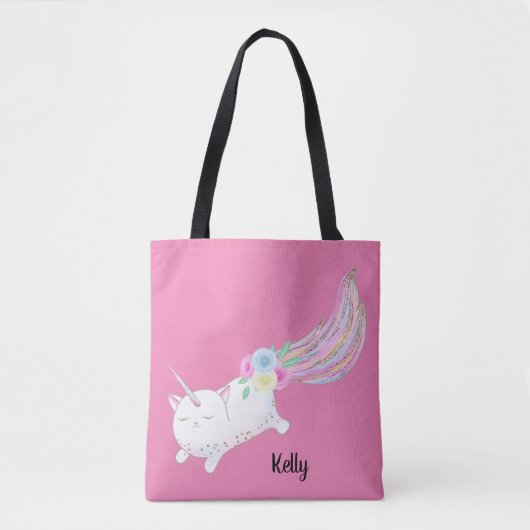 Caticorn Monogram Canvas tas (Voorkant)