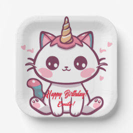 Caticorn Papieren Bordje