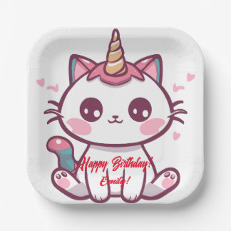 Caticorn Papieren Bordje