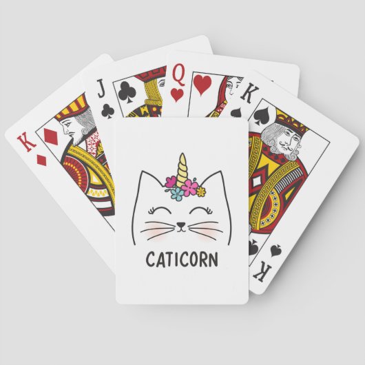 Caticorn Pokerkaarten (Achterkant)