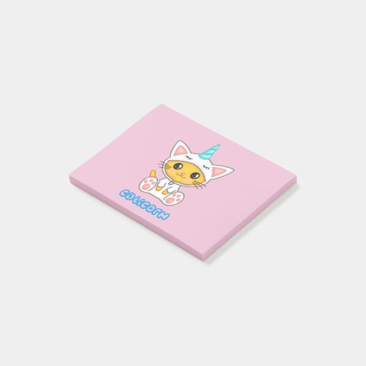 Caticorn Post-it® Notes (Schuin)