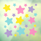 Caticorn Stars | Raamsticker (Vel 3)