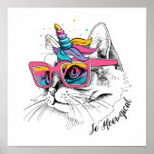 Caticorn | Zo Meowgical Poster (Voorkant)