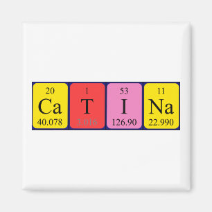 Catina periodieke table name magnet magneet