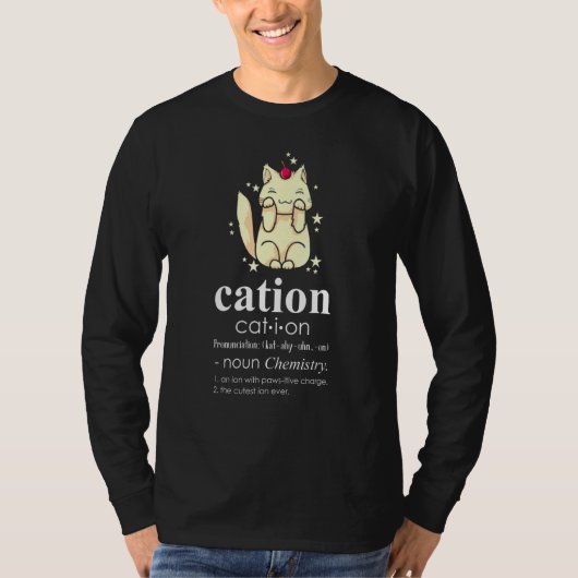 Cation  Cat   Cat Mom Cat Science T-shirt (Voorkant)