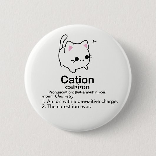 Cation Ronde Button 5,7 Cm (Voorkant)
