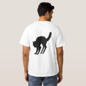 Catisthenics Cat T-shirt (Achterkant volledig)