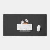 Catloween Drôle Chat Halloween Fantôme Citrouille (Clavier et souris)