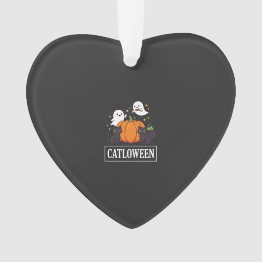 Catloween Drôle Chat Halloween Fantôme Citrouille  (devant)