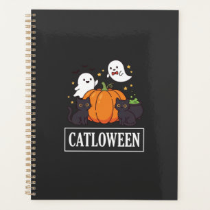Catloween Drôle Chat Halloween Fantôme Citrouille