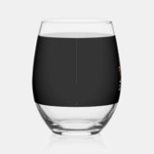 Catloween Ghost Halloween Wijnglas Zonder Voet (Rechts)