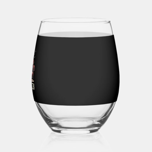 Catloween Ghost Halloween Wijnglas Zonder Voet (Links)
