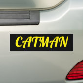 CATMAN BUMPERSTICKER (Op auto)