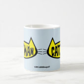 "CATMAN" MANNEN CAT LOVER RETRO LOGO KOFFIEMOK (Center)