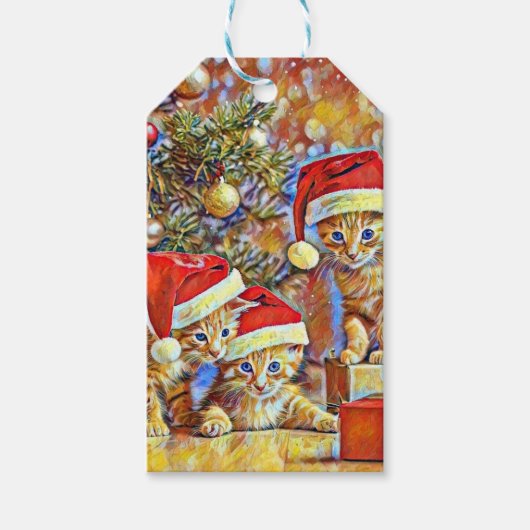 catmass cadeaulabel (Voorkant)