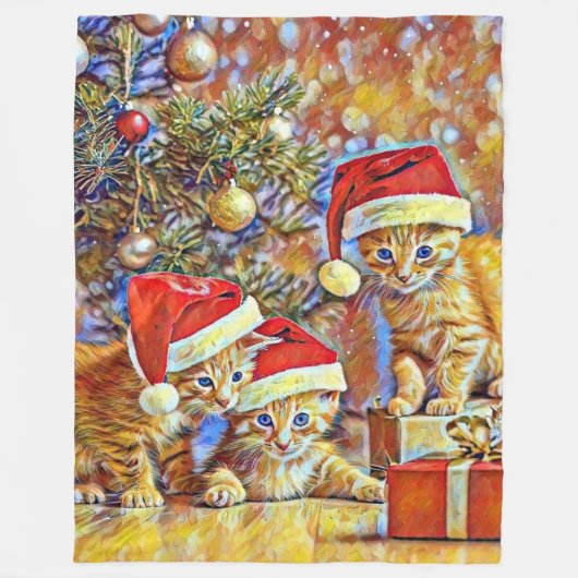 catmass fleece deken (Voorkant)