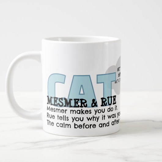 CatMesmer & CatRue | Mug Spécial Calme & Après (Gauche)
