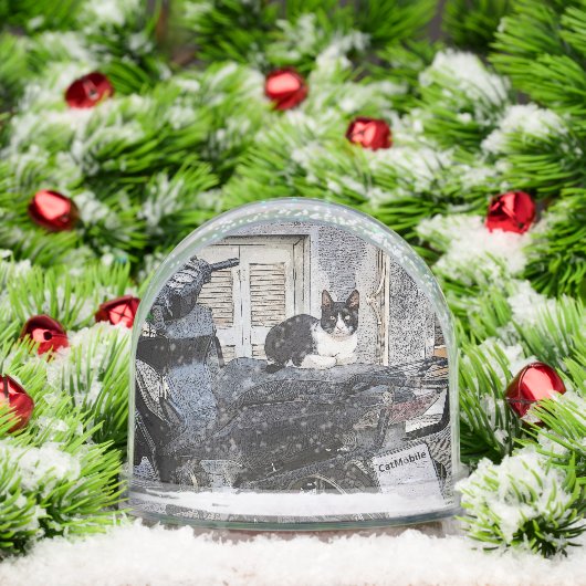 CatMobile/cat on motorcycle seat (Noël)