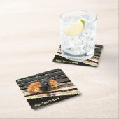 Catnap Cuties Vierkante Kartonnen Onderzetter (Insitu)