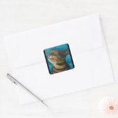 Catnip Cat Vierkante Sticker (Envelop)