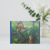 Catnip Cottage Briefkaart (Staand voorkant)