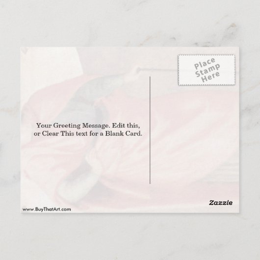 Cato door Pietro Perugino Briefkaart (Achterkant)