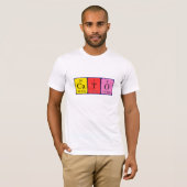 Cato periodiek table name shirt (Voorkant volledig)