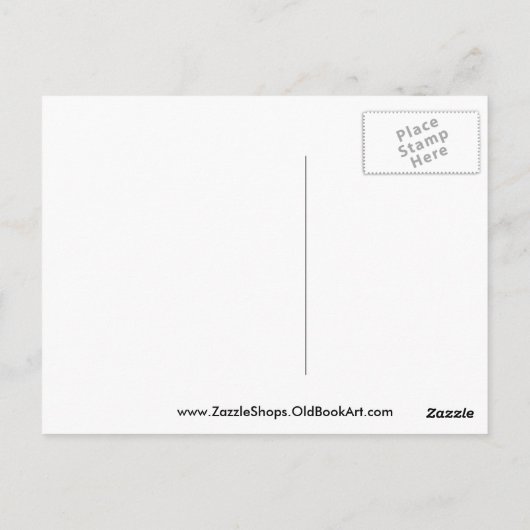 Catocala fraxini briefkaart (Achterkant)