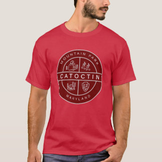 Catoctin Mountain Park Heraldic Logo Active T-shirt