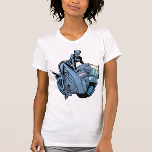 Catoman en fiets t-shirt (Voorkant)
