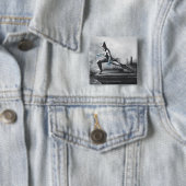 Catoman - Lightning Vierkante Button 5,1 Cm (In situ)