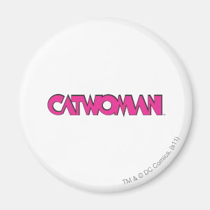 Catoman Logo roze Magneet