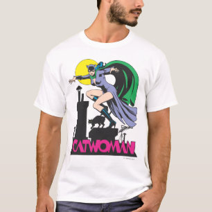 Catoman & Logo roze T-shirt