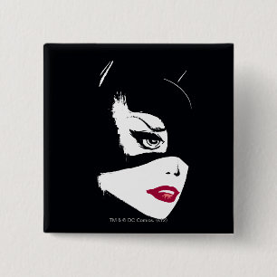 Catoman Nine Lives Vierkante Button 5,1 Cm