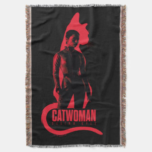 Catoman Selina Kyle Cat Silhouette Deken
