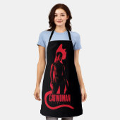 Catoman Selina Kyle Cat Silhouette Schort (Gedragen)