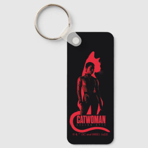 Catoman Selina Kyle Cat Silhouette Sleutelhanger