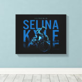Catoman Selina Kyle Motorcycle Canvas Afdruk (Insitu (Houten vloer))